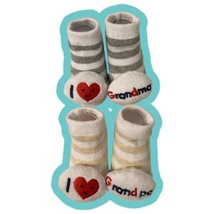 First Steps Baby Rattle Socks